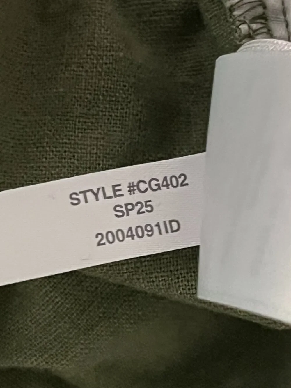 J Crew Womens Wide Leg Linen Blend Pants 8 Green Indie Boho Herbalist Granola - Picture 7 of 7